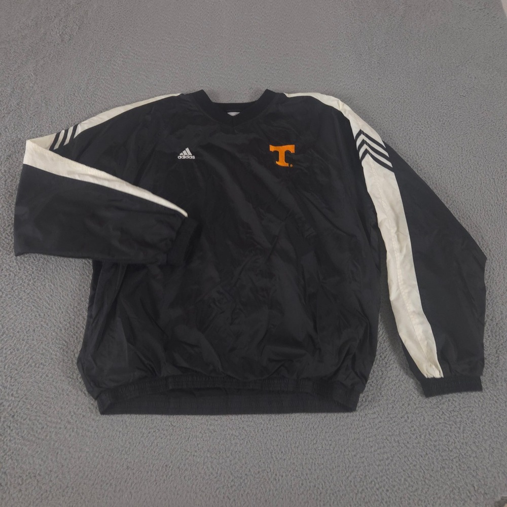 VTG Adidas Jacket Mens XXL Tennessee Volunteers NCAA Pullover Windbreaker 90s